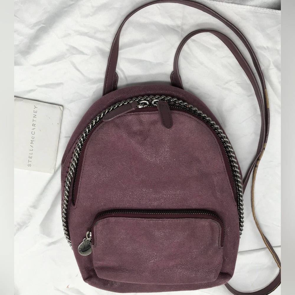 Stella McCartney Metallic Gray Backpack